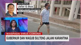 VIDEO: Gubernur dan Wagub Sulteng Jalani Karantina