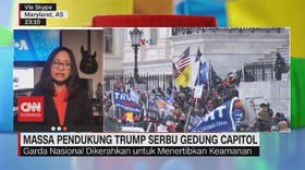 VIDEO: Massa Pendukung Trump Serbu Gedung Capitol