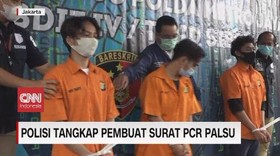 VIDEO: Polisi Tangkap Pembuat Surat PCR Palsu