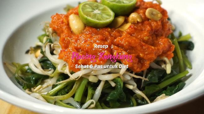 Resep Plecing Kangkung, Sehat & Pas untuk Diet
