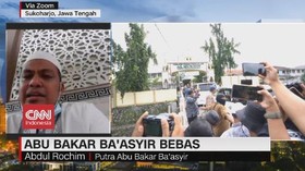 VIDEO: Abu Bakar Ba'asyir Bebas