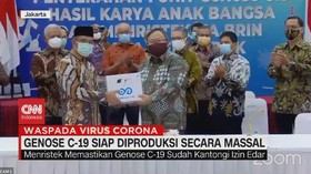 VIDEO: Genose C-19 Siap Diproduksi Secara Massal