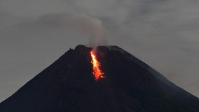 Gunung Merapi 12 Kali Gugurkan Lava Pijar Jarak Luncur 1,2 KM