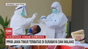VIDEO: PPKM Jawa Timur Terbatas di Surabaya dan Malang