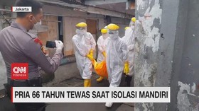VIDEO: Pria 66 Tahun Tewas saat Isolasi Mandiri