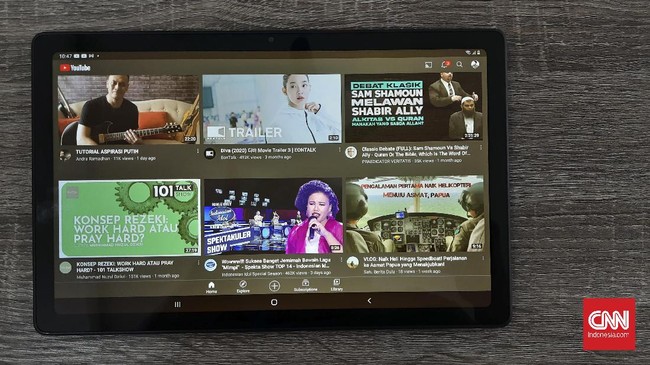 Walau spesifikasi agak tanggung, fitur Samsung Galaxy Tab A7 cocok bagi mereka yang ingin bekerja atau belajar dari rumah selama Covid-19.