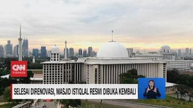 VIDEO: Selesai Renovasi, Masjid Istiqlal Resmi Dibuka Kembali