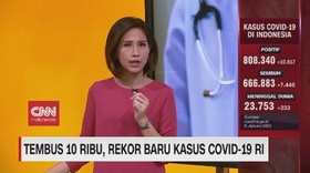 VIDEO: Tembus 10 Ribu, Rekor Baru Kasus Covid-19 RI
