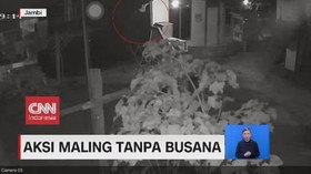VIDEO: Aksi Maling Tanpa Busana