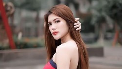6 Foto Melda Rosita, Model yang Disorot karena Video Baju Melorot