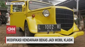 VIDEO: Modifikasi Kendaraan Bekas Jadi Mobil Klasik
