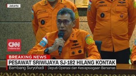 VIDEO: Pernyataan Basarnas Soal Sriwijaya Air Hilang Kontak