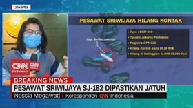 VIDEO: Pesawat Sriwijaya SJ-182 Dipastikan Jatuh