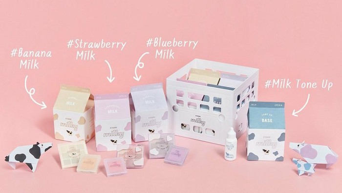 Etude Milky New Year Collection, Makeup dengan Warna Soft Terinspirasi dari Susu! Etude Milky New Year Collection, Makeup dengan Warna Soft Terinspirasi dari Susu!