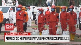 VIDEO: Pemprov DKI Kerahkan Bantuan Pencarian Korban SJ-182