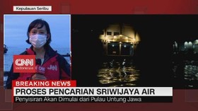 VIDEO: Proses Pencarian Sriwijaya Air SJ-182