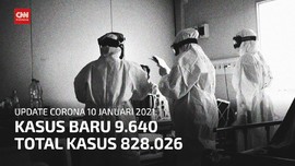 VIDEO: Kasus Aktif Corona 122 Ribu per 10 Januari