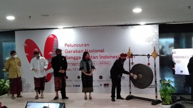 Pemerintah Indonesia bersama sejumlah pemangku kepentingan meluncurkan Gerakan Nasional Bangga Buatan Indonesia 2021 (Gernas BBI 2021)
