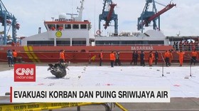VIDEO: Evakuasi Korban dan Puing Sriwijaya SJ-182