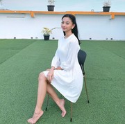 Inspirasi Fashion Feminin Berkelas ala Glenca Chysara Pemeran Elsa 'Ikatan Cinta'