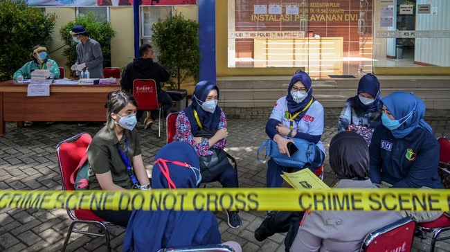 FOTO: Setor Data Antemortem untuk Identifikasi Korban SJ 182