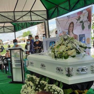 Prosesi Pemakaman Pramugari Christine Dacera yang Tewas Mengenaskan