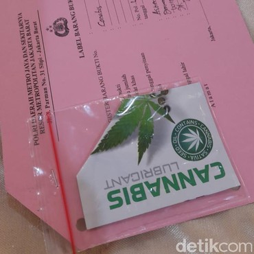 Dikira Narkoba, Minyak Bergambar Ganja di Rumah Nindy Ternyata Pelumas Seks