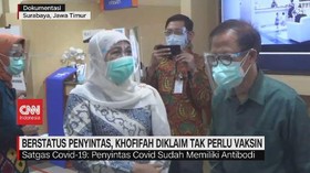 VIDEO: Berstatus Penyintas, Khofifah Diklaim Tak Perlu Vaksin