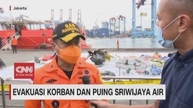 VIDEO: Evakuasi Korban dan Puing Sriwijaya Air SJ-182