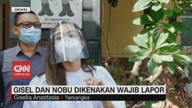VIDEO: Gisel Dan Nobu Dikenakan Wajib Lapor