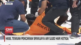 VIDEO: Hasil Temuan Pencarian Sriwijaya Air SJ182 Hari Ketiga