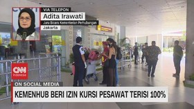 VIDEO: Kemenhub Beri Izin Penumpang Pesawat Terisi 100%