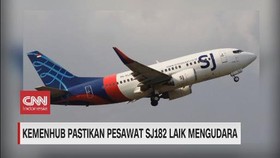 VIDEO: Kemenhub Pastikan Pesawat SJ182 Laik Mengudara