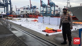 Black Box Sriwijaya SJ 182 Tiba di Dermaga JICT Tanjung Priok