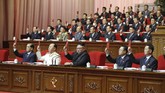 FOTO: Makin Berkuasa, Kim Jong-un Jadi Sekjen Partai Buruh Pemimpin tertinggi Korea Utara, Kim Jong-un terpilih menjadi Sekretaris Jenderal Partai Buruh, posisi yang pernah dijabat oleh mendiang ayahnya, Kim Jong-il.