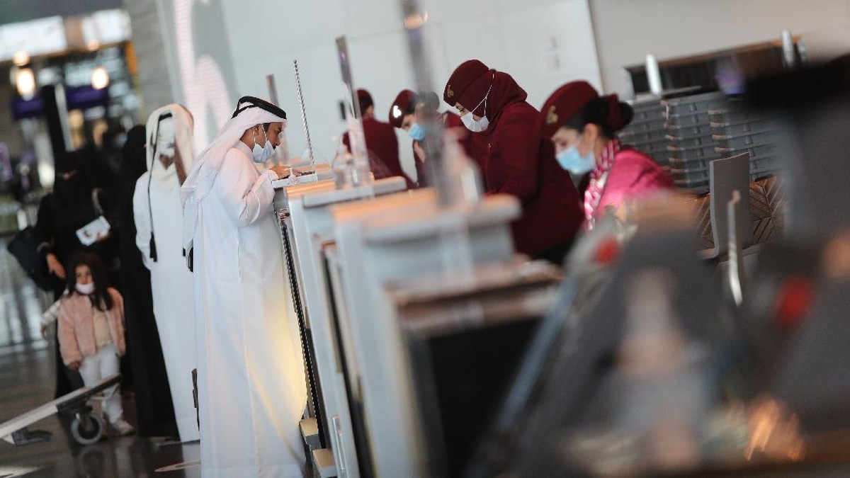 FOTO: Penerbangan Tanda Perdamaian Qatar- Arab Saudi