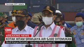 VIDEO: Pernyataan Menhub Terkait Penemuan Black Box