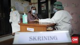 FOTO: Simulasi Vaksinasi Covid-19 di Cilincing Jakut Jelang pelaksanaan vaksinasi Covid-19 yang rencananya mulai 14 Januari 2021, simulasi penyuntikan vaksin digelar di Puskesmas Cilincing, Jakarta Utara.