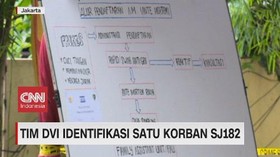 VIDEO: Tim DVI Identifikasi Satu Korban SJ 182