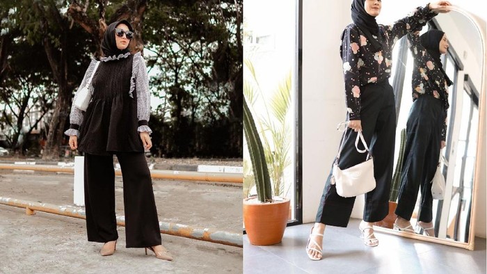 Gaya Black and White ala Selebgram yang Cocok untuk Hijabers