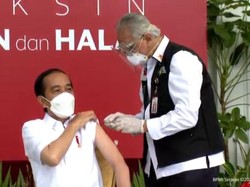 Jokowi Divaksin Perdana, Airlangga: IHSG Tertinggi di ASEAN