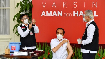 5 Fakta Jokowi Disuntik Vaksin COVID-19