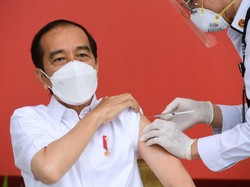 Pernyataan Lengkap Presiden Jokowi Usai Proses Vaksinasi COVID-19 Perdana
