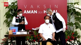VIDEO: Joko Widodo Jadi Orang Pertama Terima Vaksin Sinovac