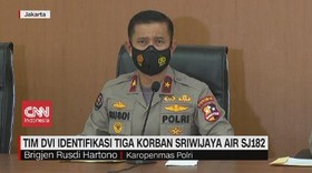 VIDEO: Tim DVI Identifikasi 3 Korban Sriwijaya Air SJ 182