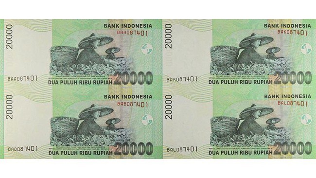 Museum Bank Indonesia menyimpan banyak koleksi mata uang yang pernah beredar di Indonesia. Salah satunya adalah uang bersambung.