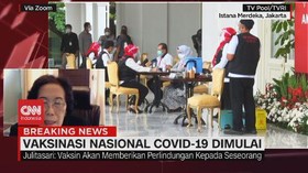 VIDEO: Vaksinasi Nasional Covid-19 Dimulai