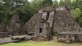 Candi Sukuh, Pertapaan Bhima di Hamparan Arca Erotis