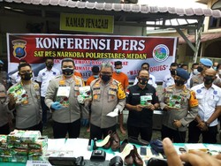 Polisi Tembak Mati 1 Kurir 25 Kg Sabu di Medan, 3 Lainnya Ditangkap