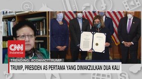 VIDEO: Trump, Presiden AS Pertama Yang Dimakzulkan Dua Kali